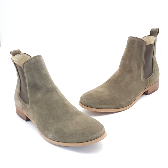 Shoe The Bear “Dev” Chelsea Boots Green Slip On Size US 10.5 Euro 44
